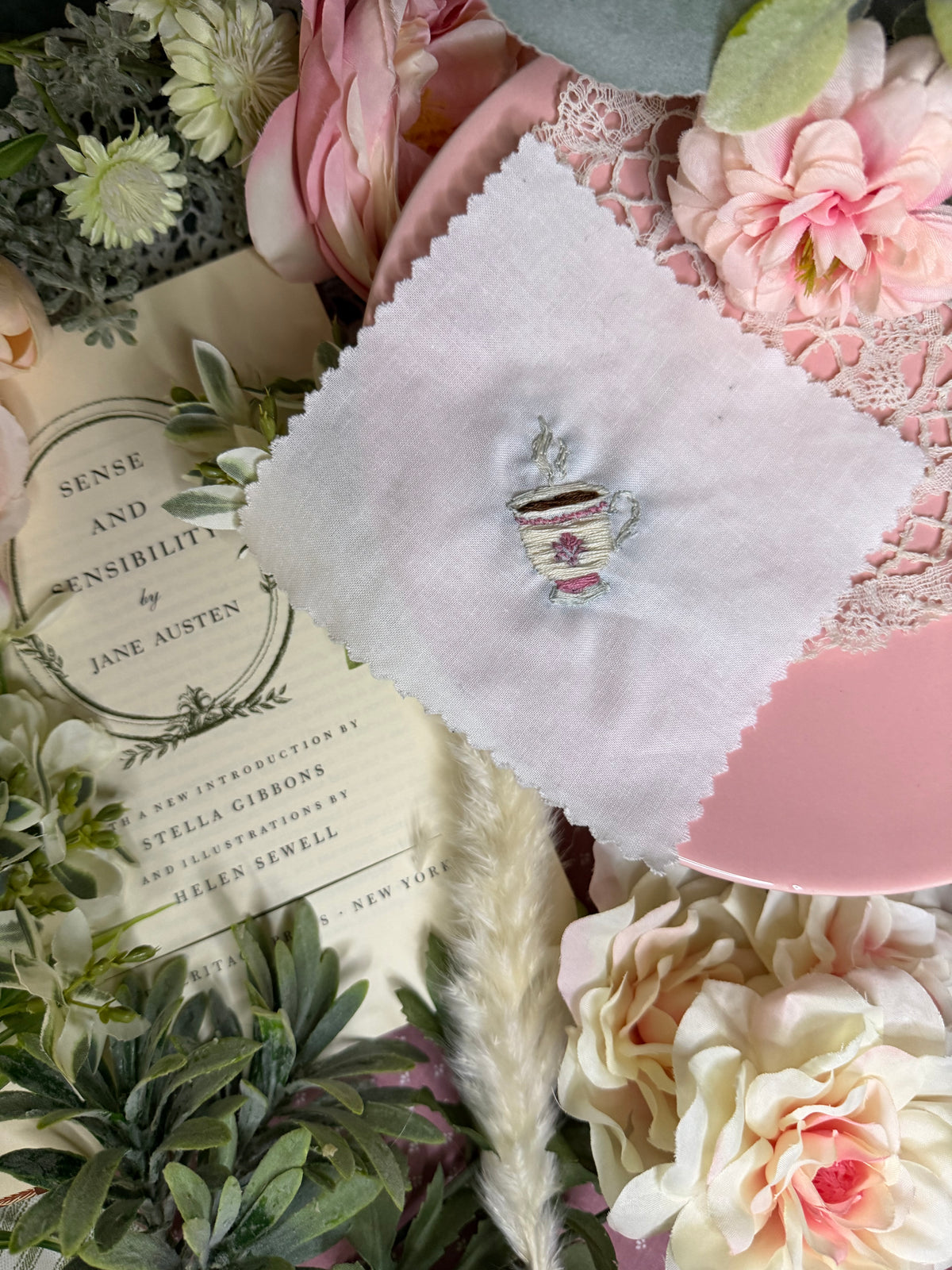 Sense and Sensibility Embroidery Patch Sticker Set