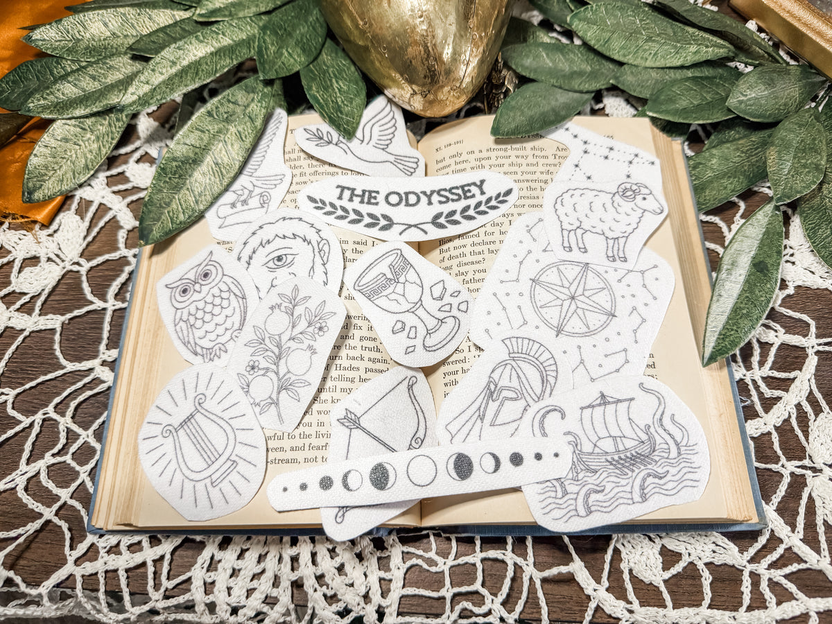 The Odyssey Embroidery Patch Stickers (PDF Version)
