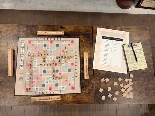 A Nancy-Drew themed word game