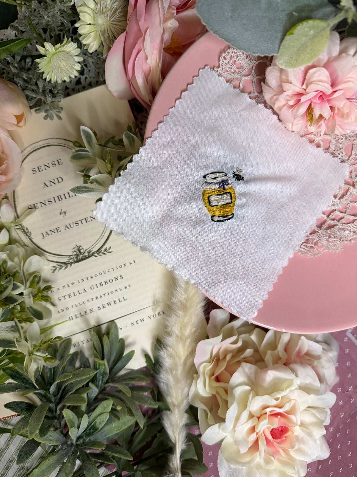 Sense and Sensibility Embroidery Patch Sticker Set