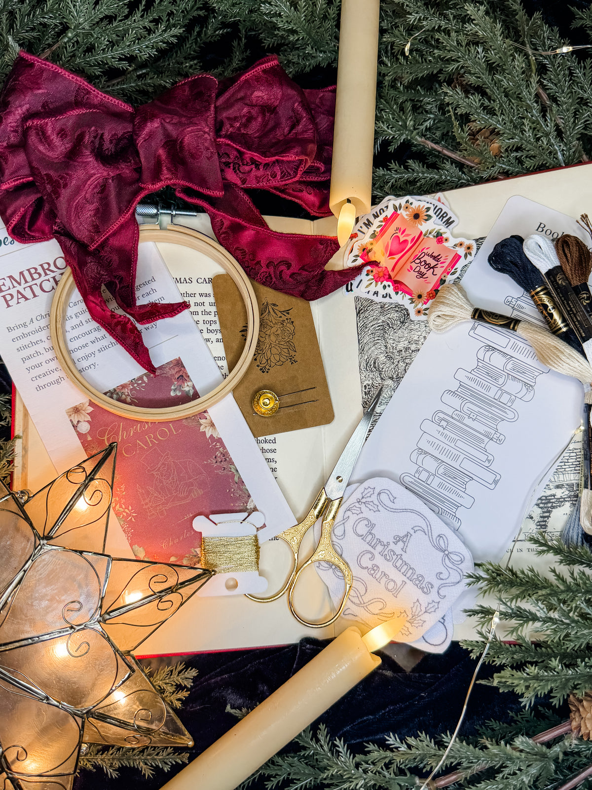 A Christmas Carol Embroidery Kit