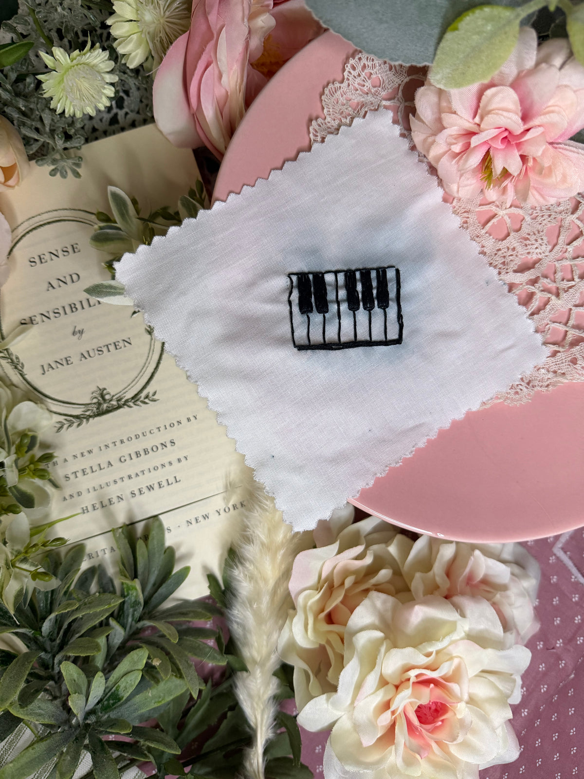 Sense and Sensibility Embroidery Patch Sticker Set