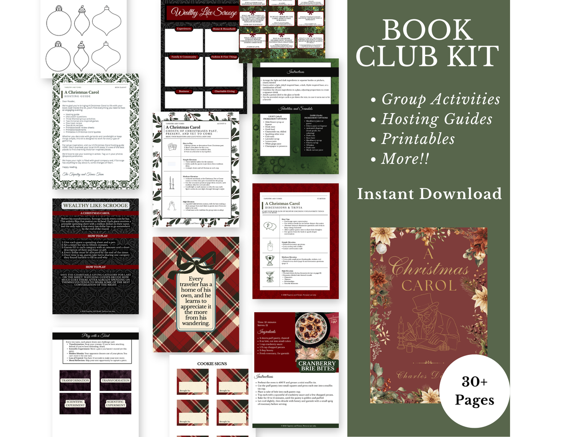 A Christmas Carol Book Club Kit (PDF)