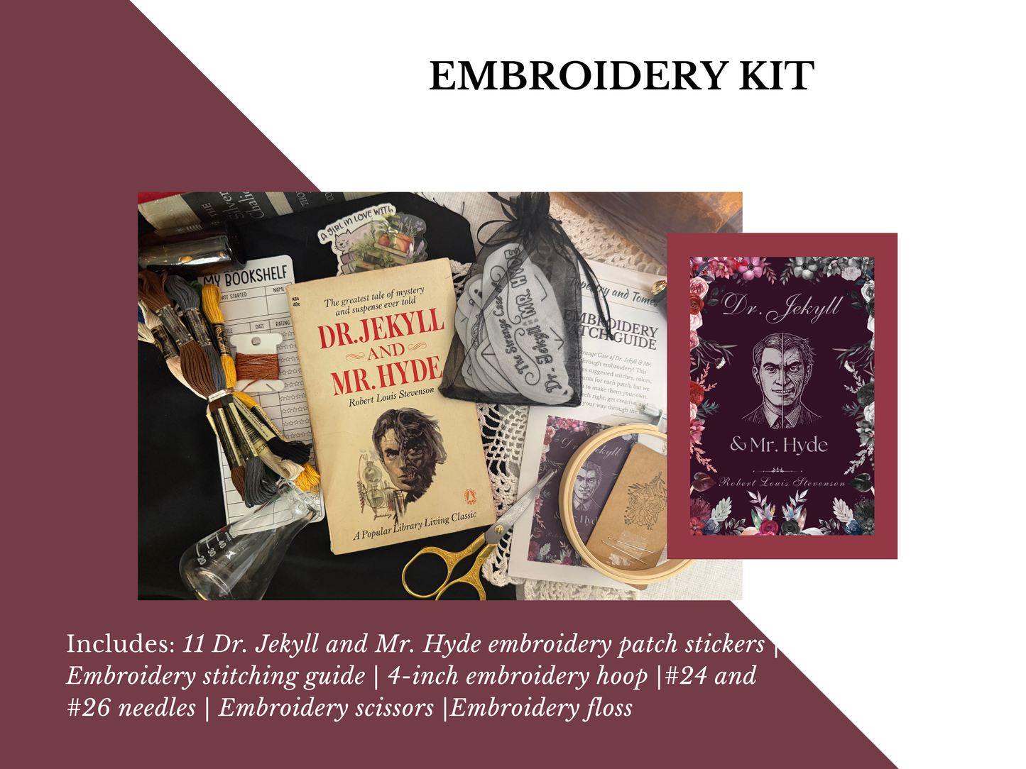 Jekyll and Hyde Embroidery Kit