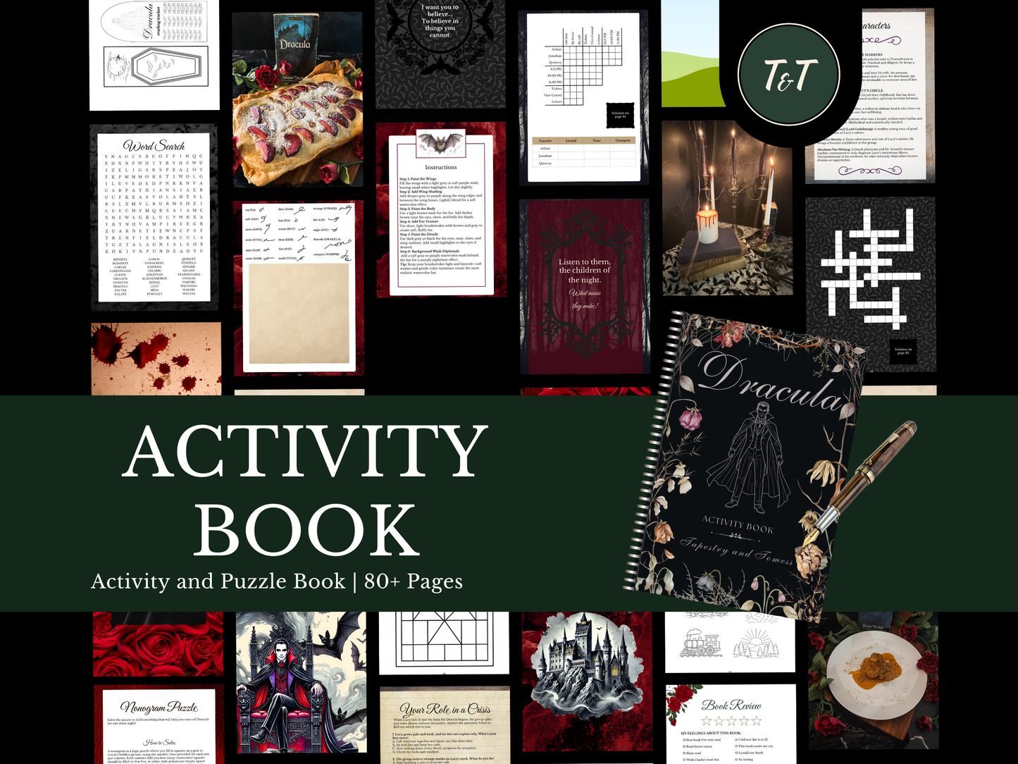 Dracula Activity Book