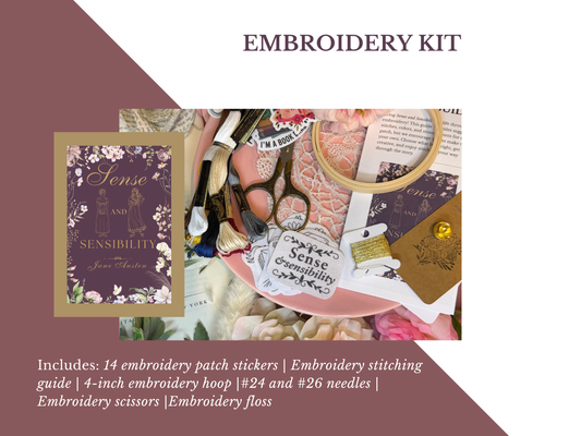 Sense and Sensibility Embroidery Kit