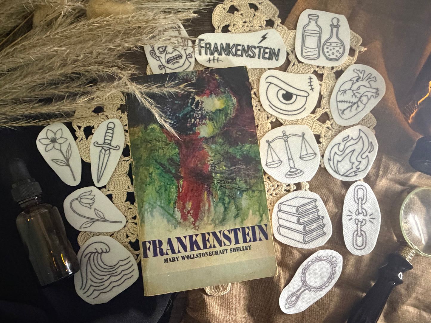 Frankenstein Embroidery Kit