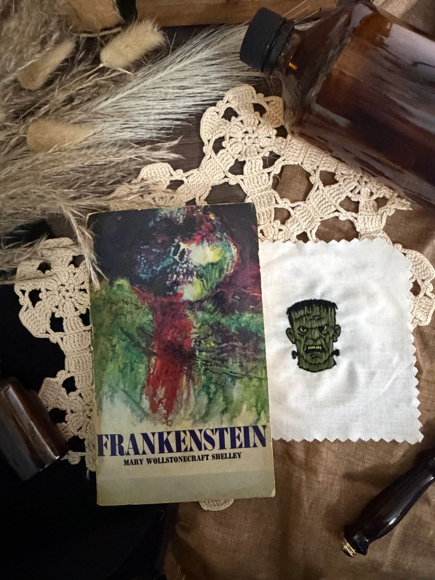 Frankenstein Embroidery Kit