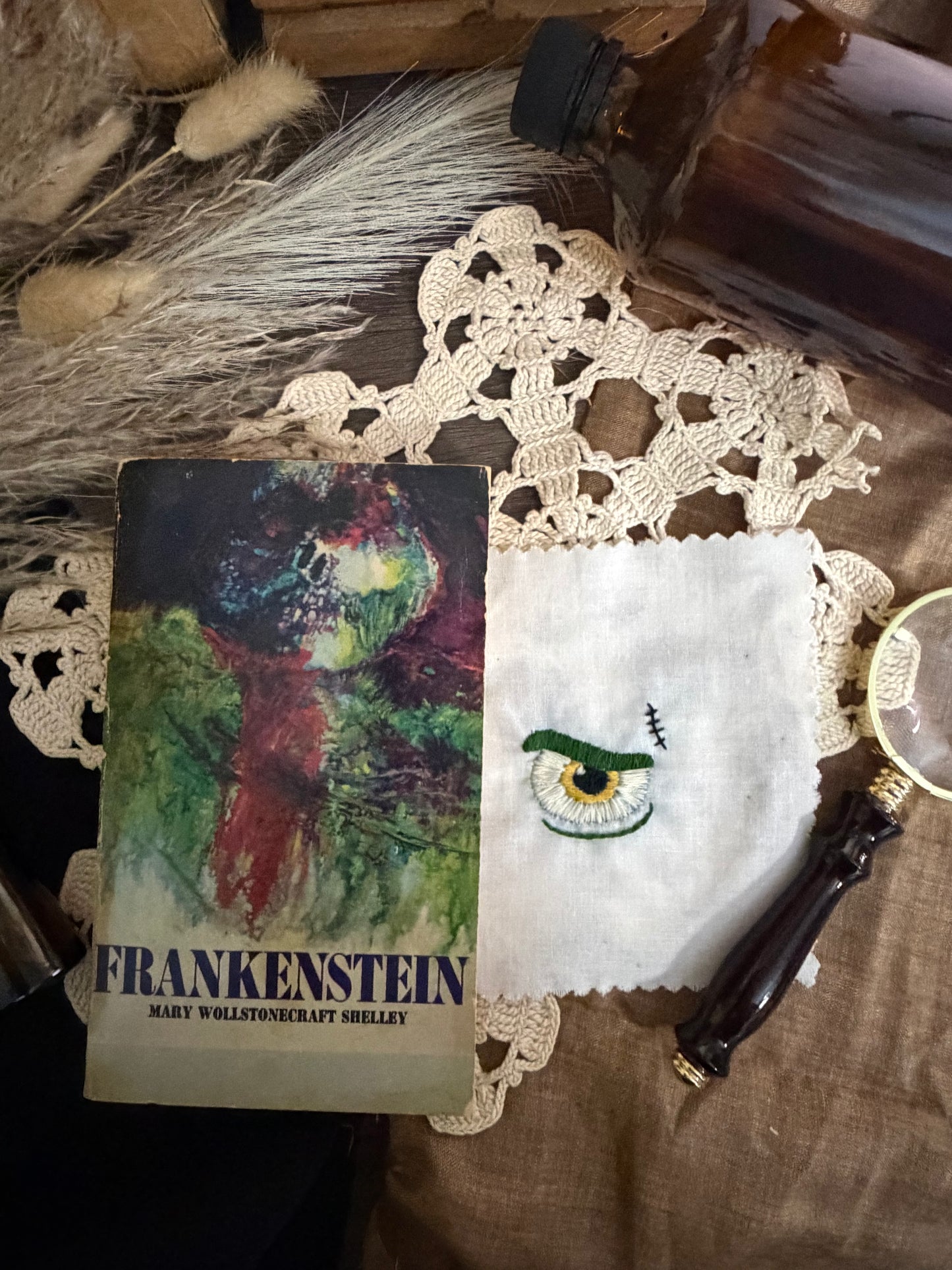 Frankenstein Embroidery Patch Sticker Set (PDF Version)
