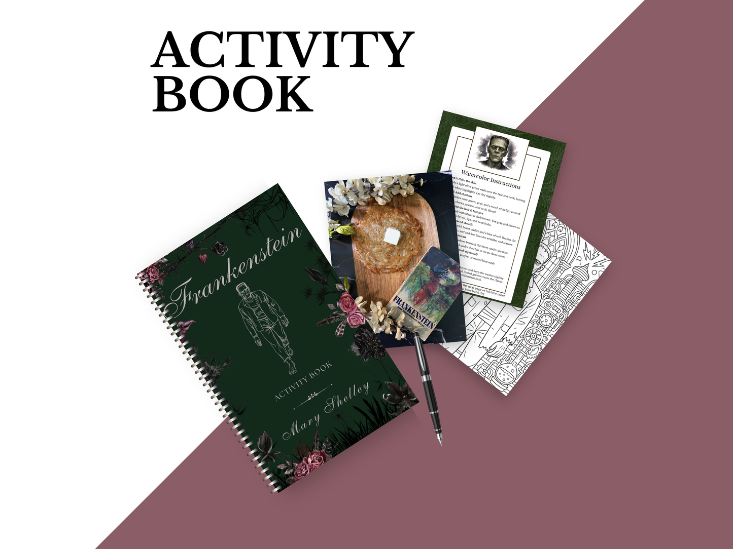 Frankenstein Activity Book
