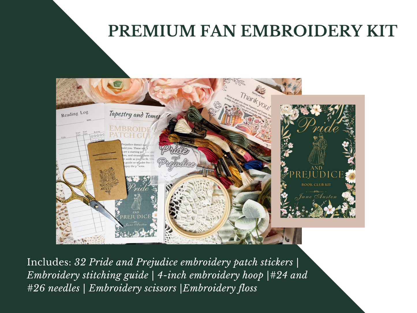 Pride and Prejudice Premium Embroidery Kit