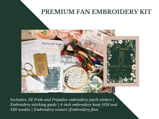Pride and Prejudice Premium Embroidery Kit