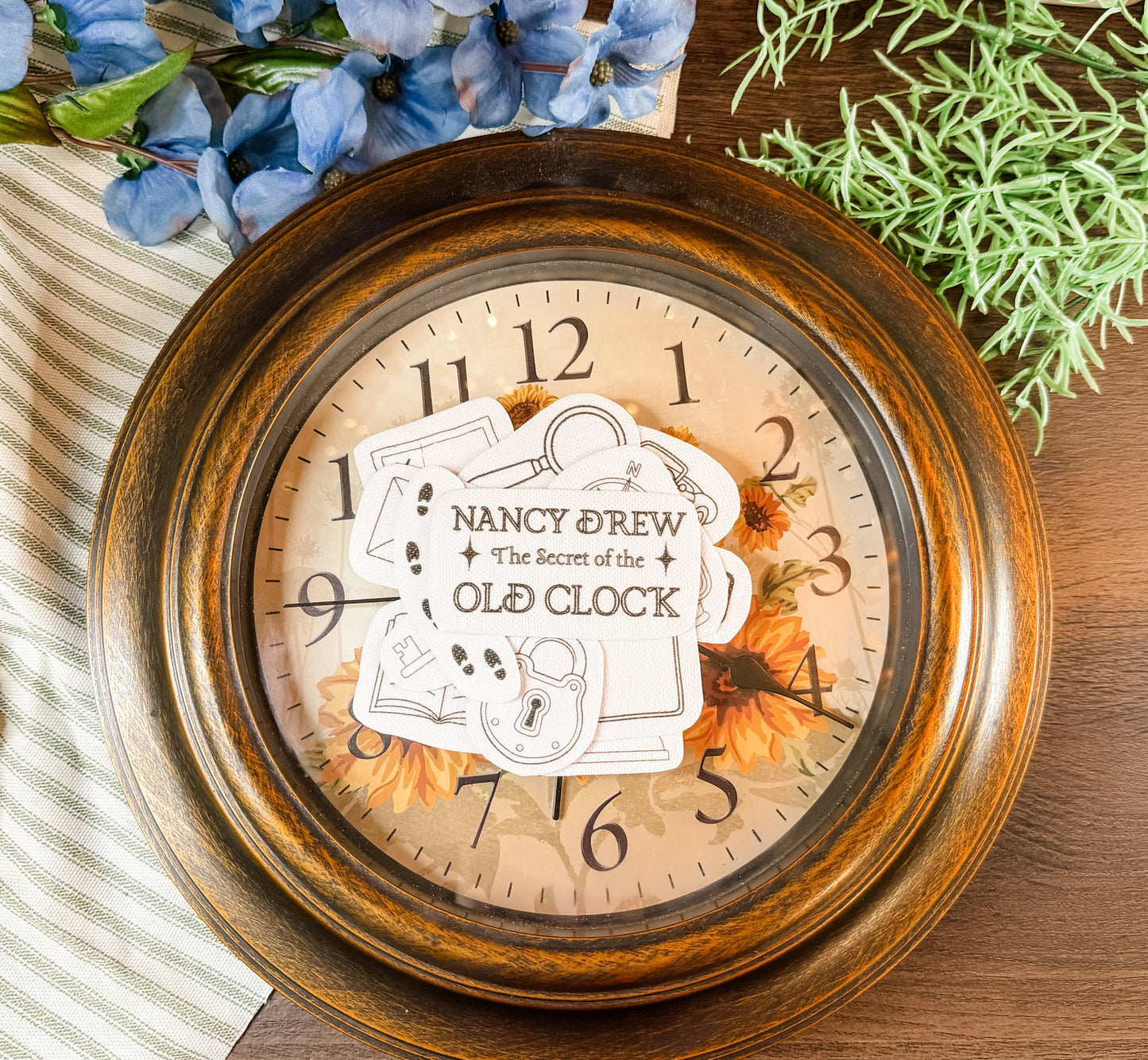 Nancy Drew: The Secret of the Old Clock Embroidery Patch Sticker Set (PDF Version)