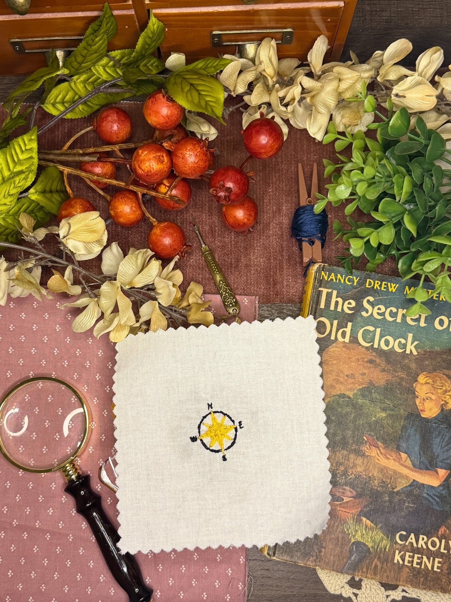 Nancy Drew: The Secret of the Old Clock Embroidery Kit