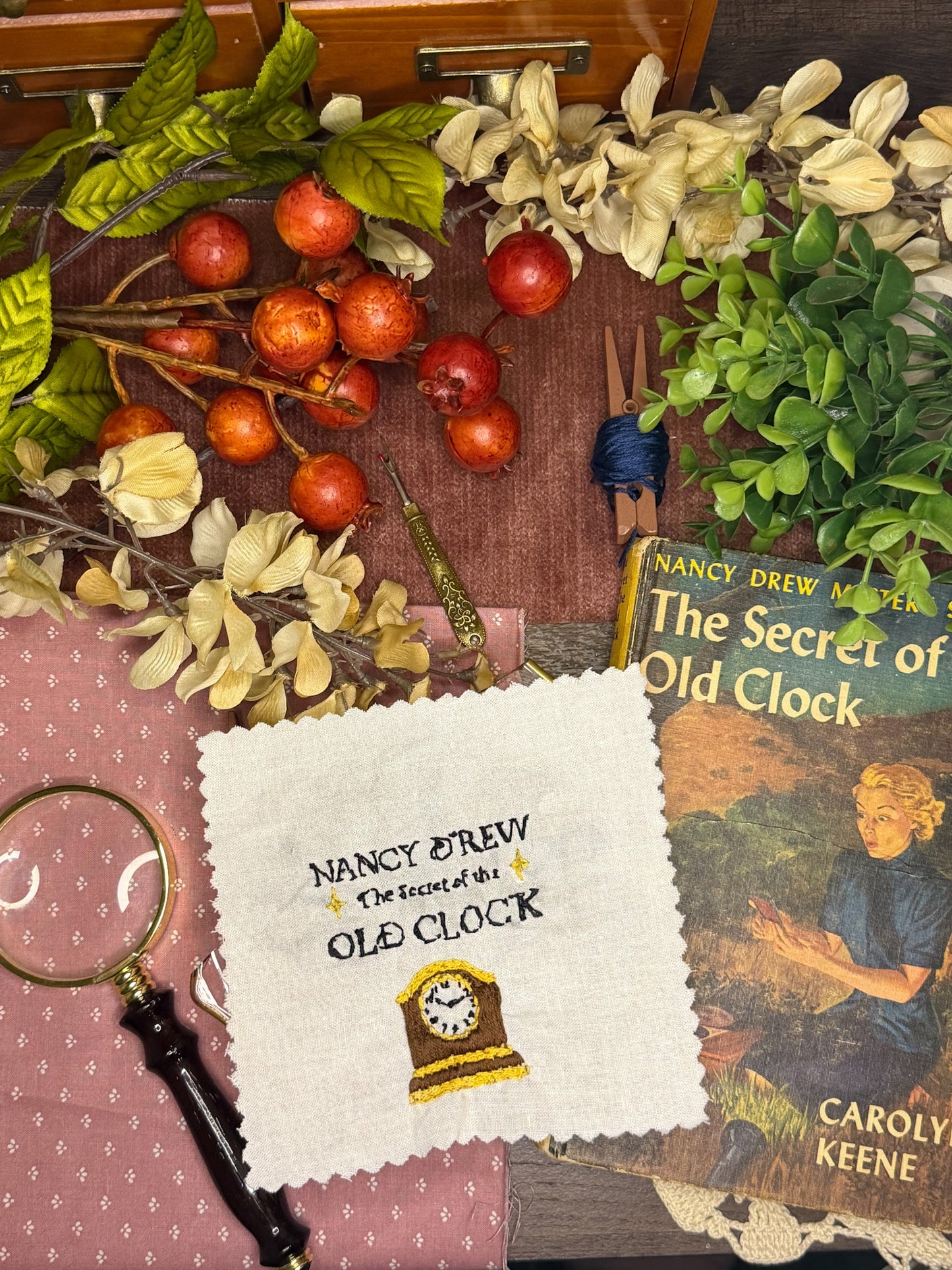 Nancy Drew: The Secret of the Old Clock Embroidery Kit
