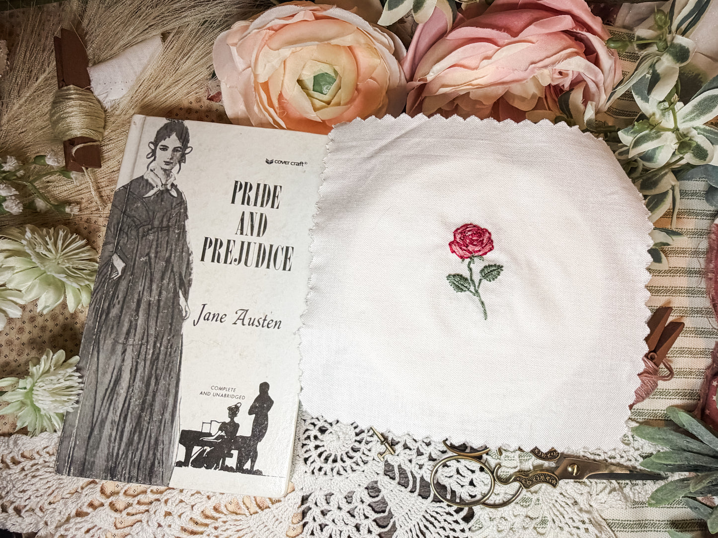 Pride and Prejudice Embroidery Patch Sticker Set (PDF Version)