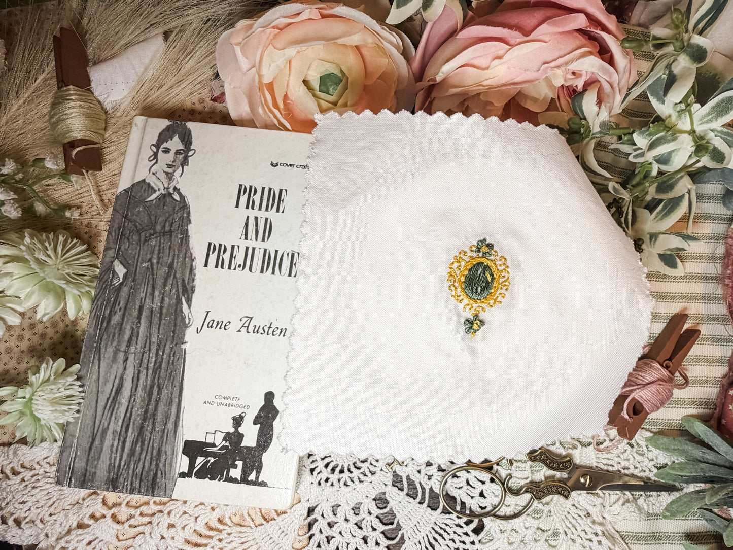 Pride and Prejudice Premium Embroidery Patch Sticker Set