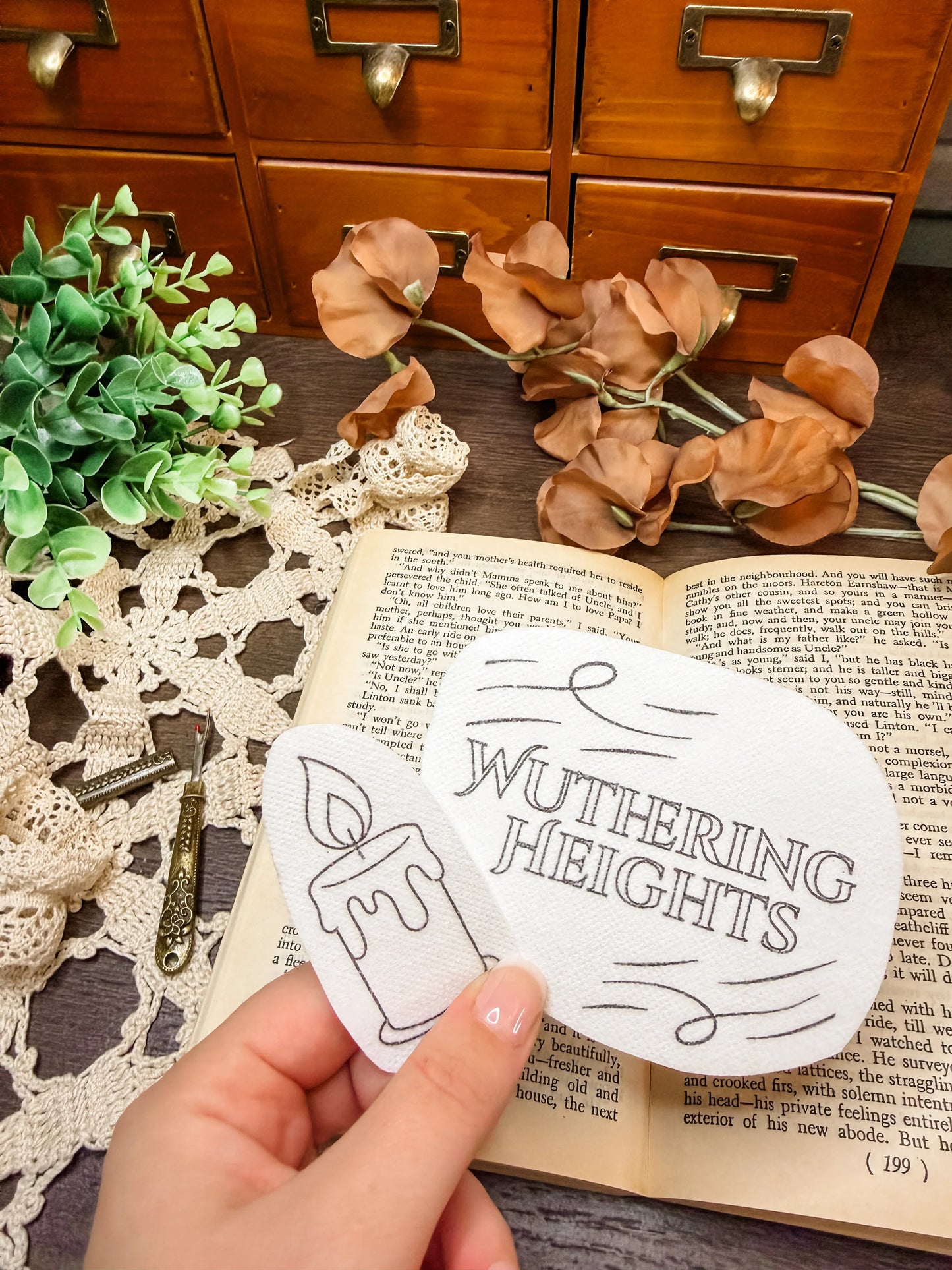 Wuthering Heights Embroidery Patch Sticker Set (PDF Version)